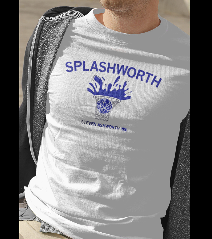 Splashworth Basketball Steven Ashworth Splash Dunk T-Shirt