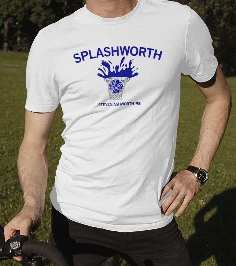 Splashworth Basketball Steven Ashworth Splash Dunk T-Shirt