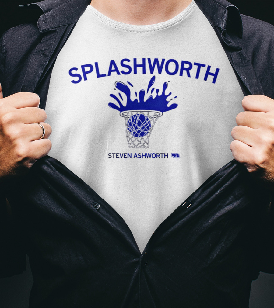 Splashworth Basketball Steven Ashworth Splash Dunk T-Shirt