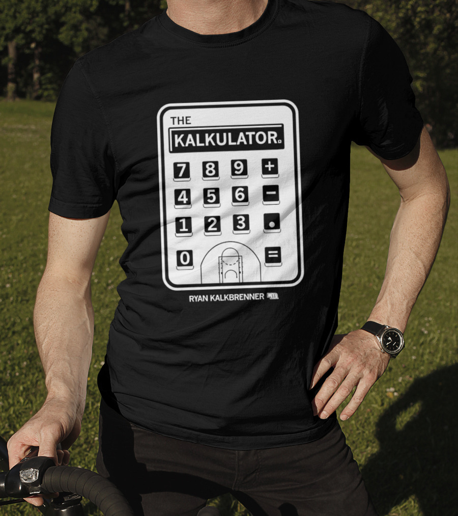 Ryan Kalkbrenner The Kalkulator Basketball Court Number 11 T-Shirt