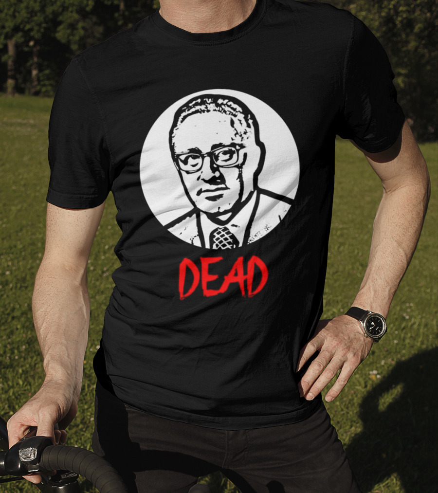 Henry Kissinger Dead Black And White T-Shirt