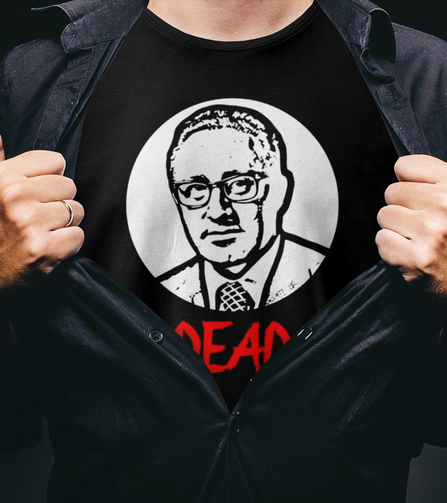 Henry Kissinger Dead Black And White T-Shirt