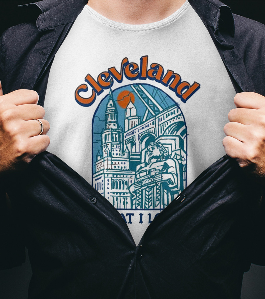 Cleveland That I Love Skyline Architecture T-Shirt
