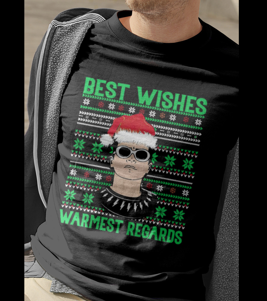 Best Wishes Warmest Regards David Rose Christmas T-Shirt
