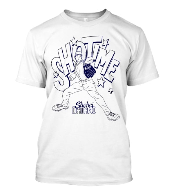 SHOtime Shohei Ohtani Baseball Sports Star Pitcher Action T-Shirt