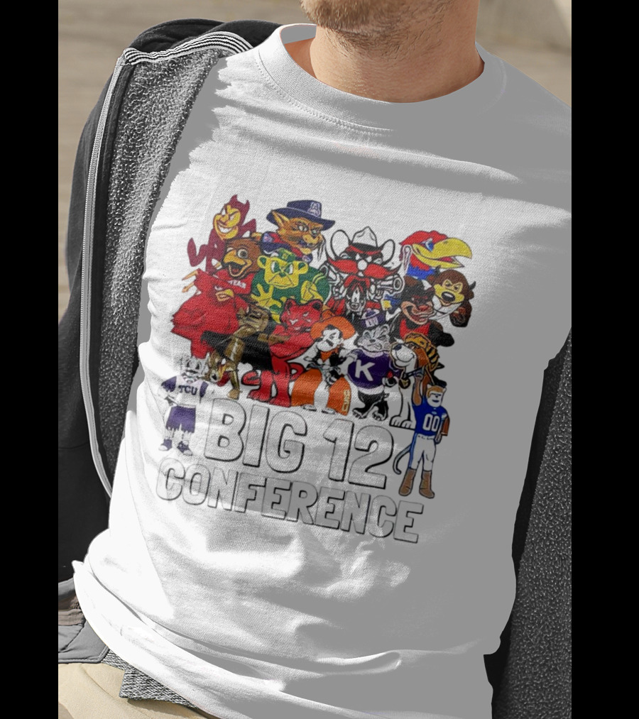 Big 12 Conference Football Mascots Collection T-Shirt