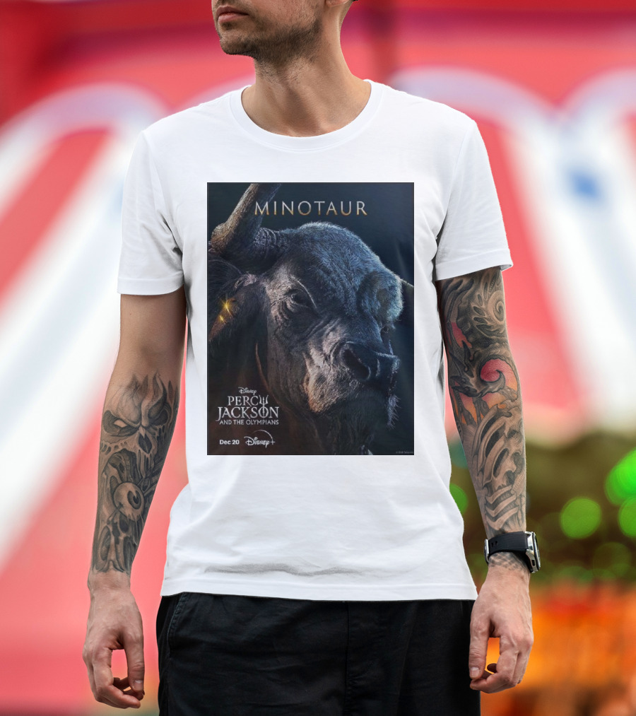 Minotaur Disney Percy Jackson And The Olympians Dec 20 Disney+ T-Shirt
