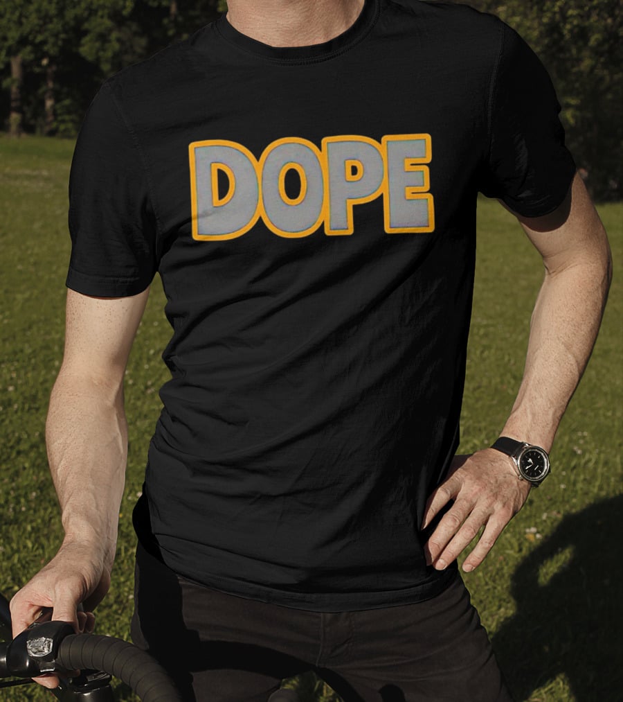 John Felix Dope Bold Yellow Outline T-Shirt
