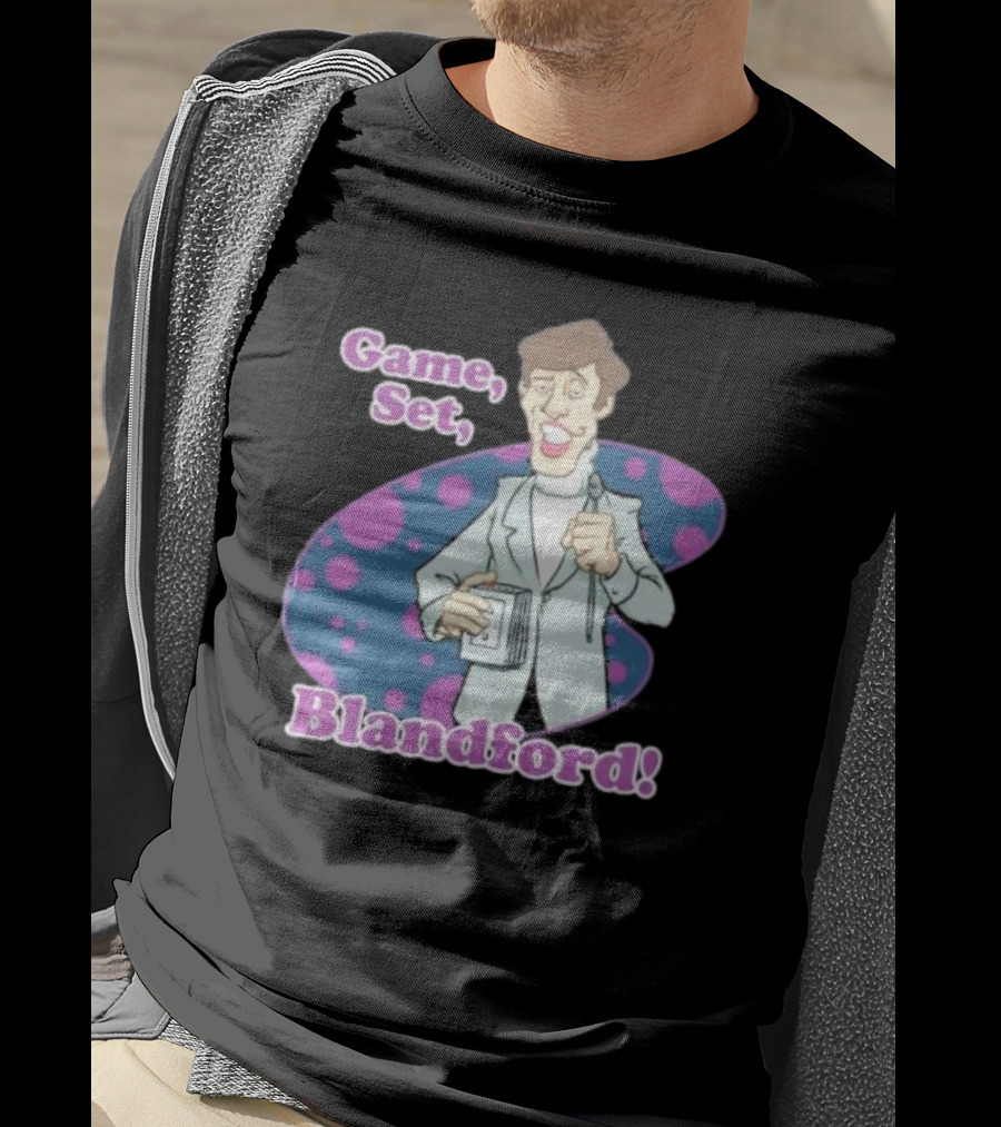 Game Set Blandford Comedy Microphone T-Shirt