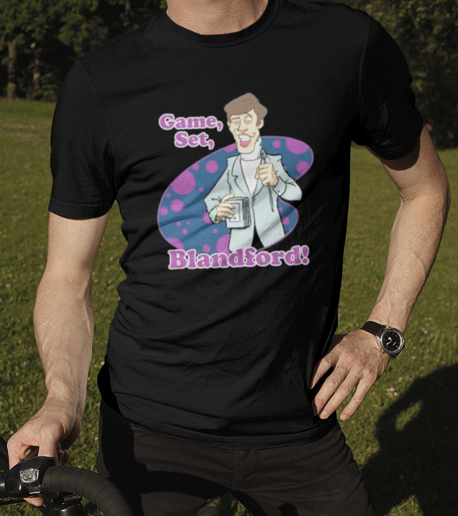 Game Set Blandford Comedy Microphone T-Shirt