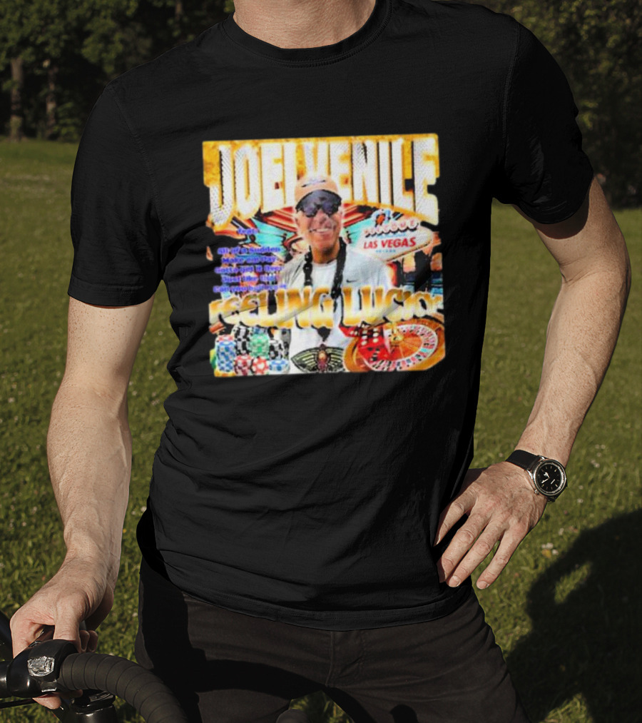 Joelvenile Feeling Lucky Las Vegas Casino Roulette T-Shirt