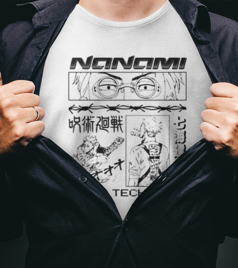 Nanami Jujutsu Kaisen Ratio Technique Manga T-Shirt