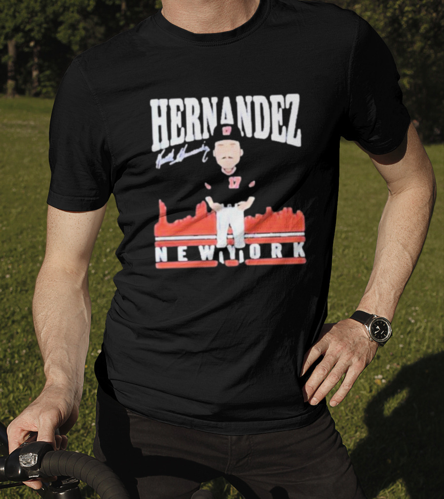 Hernandez Keith Hernandez Toon Signature New York T-Shirt