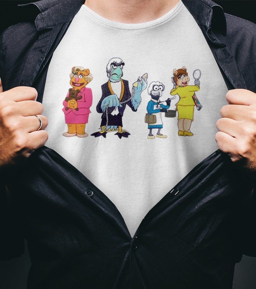 Golden Girls Muppets Characters Mashup T-Shirt