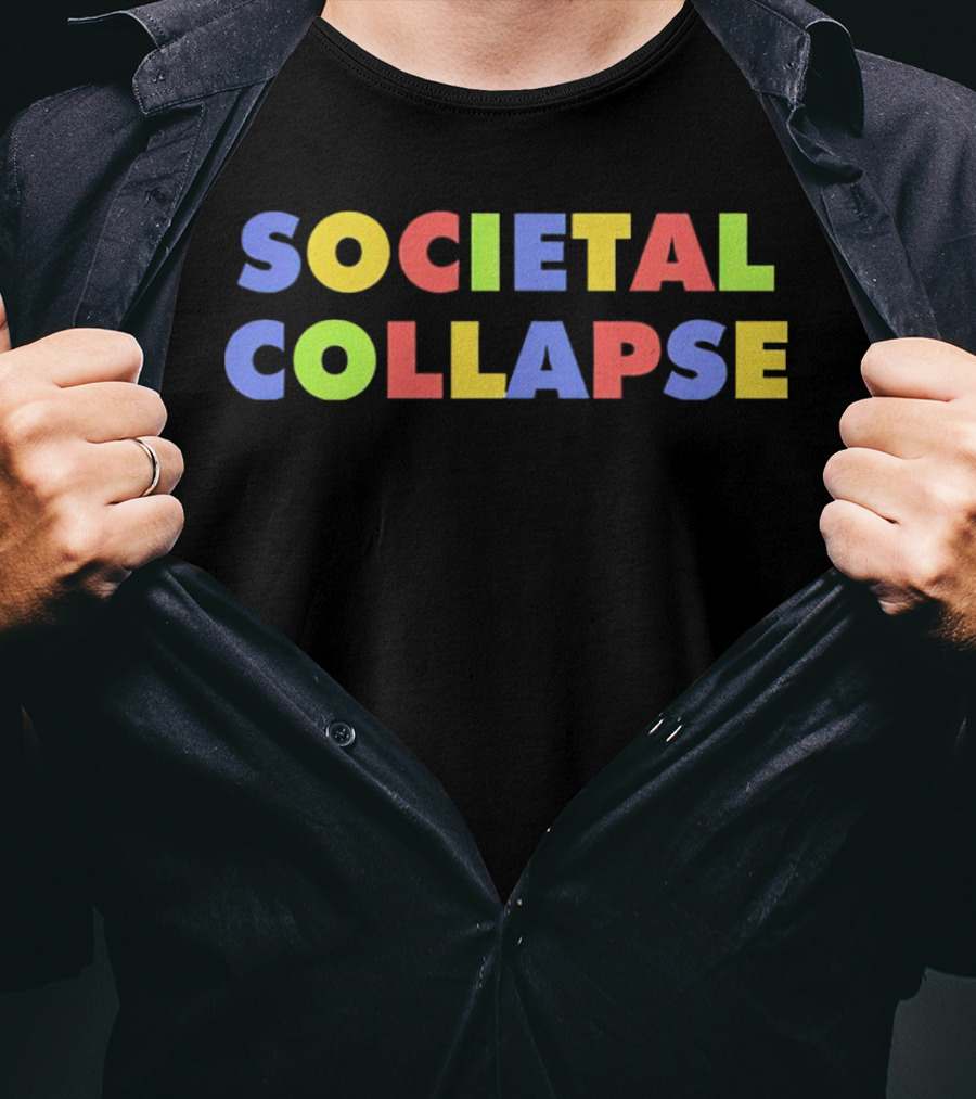 Rory Culkin Colorful Societal Collapse T-Shirt