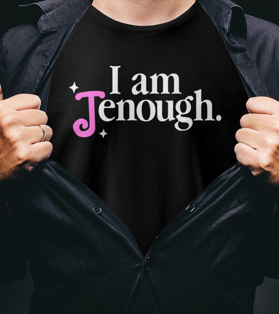 Barbie I Am Jenough Shirt Sparkling Text T-Shirt