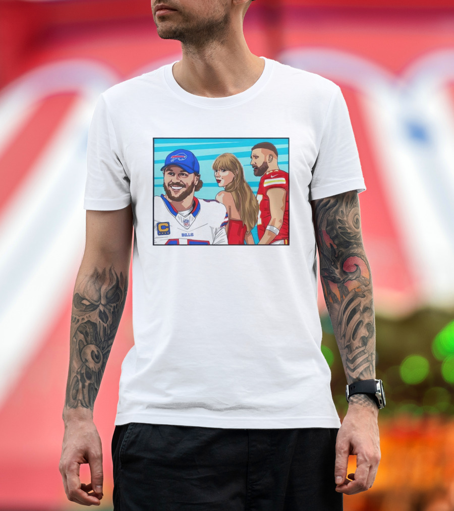 Buffalo Bills vs. Kansas City Chiefs Distracted Girlfriend Meme T-Shirt