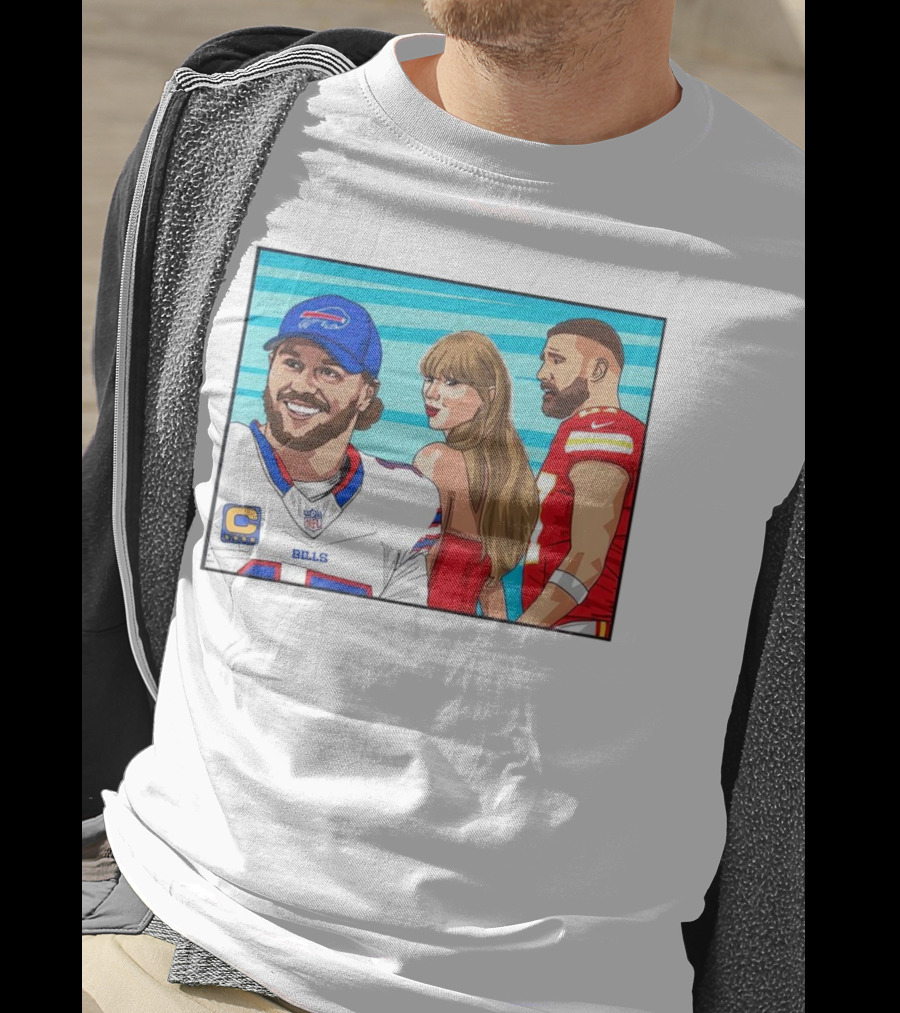 Buffalo Bills Vs. Kansas City Chiefs Distracted Girlfriend Meme T-Shirt