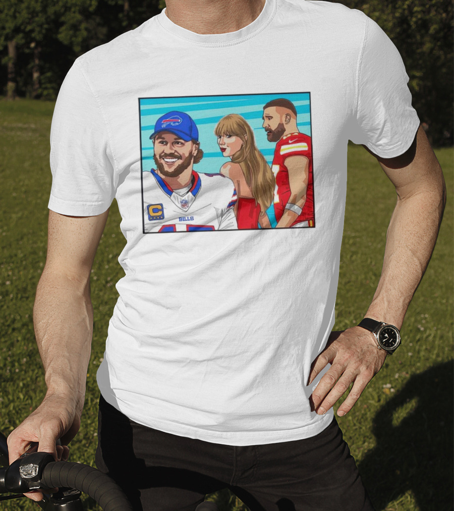 Buffalo Bills Vs. Kansas City Chiefs Distracted Girlfriend Meme T-Shirt