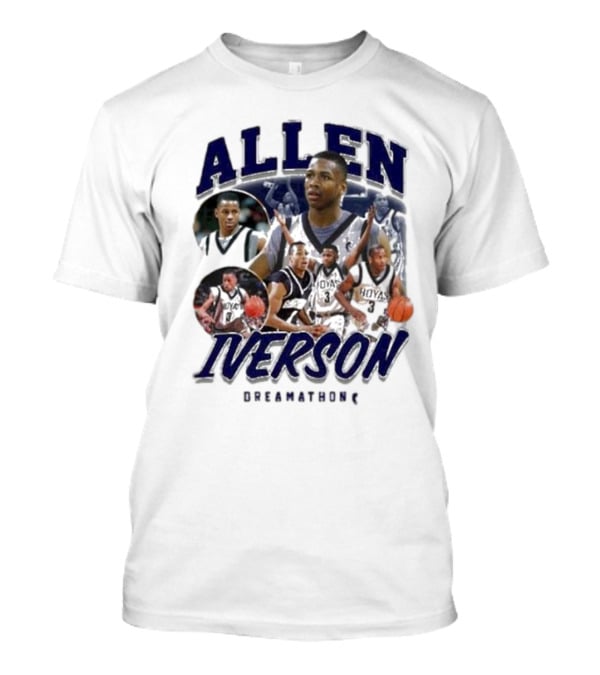 Allen Iverson Georgetown Hoyas Collage T-Shirt
