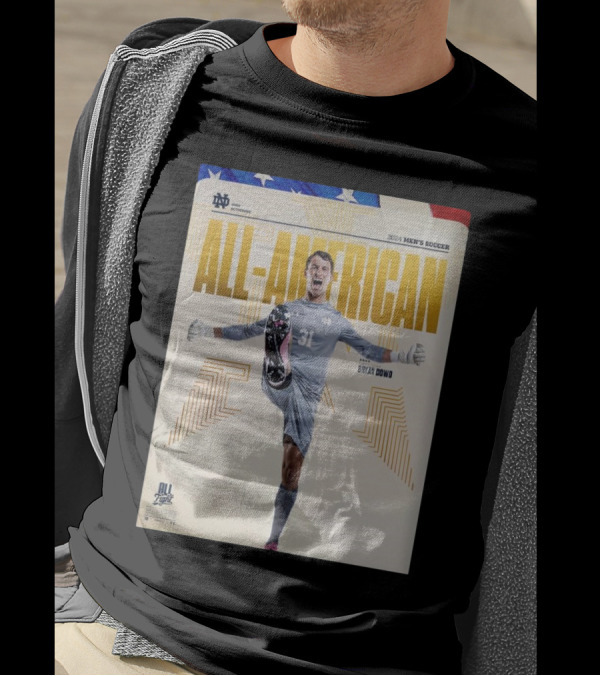 Notre Dame Men's Soccer GK Bryan Dowd 2024 All-American T-Shirt