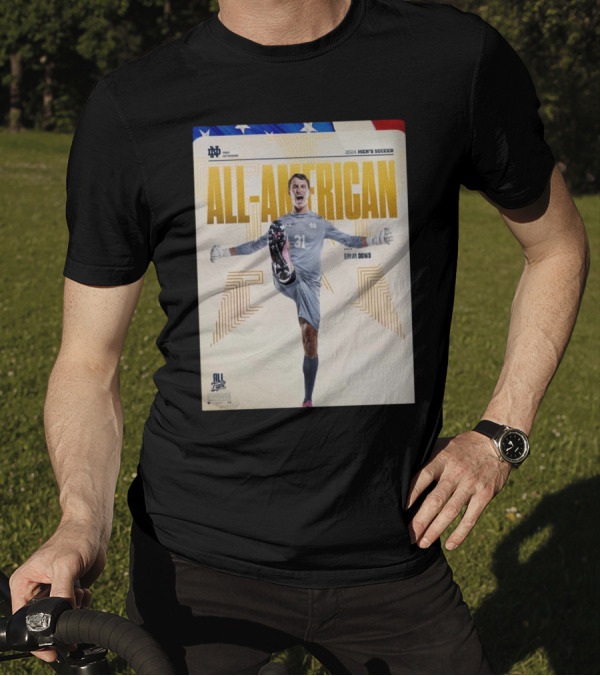 Notre Dame Men's Soccer GK Bryan Dowd 2024 All-American T-Shirt