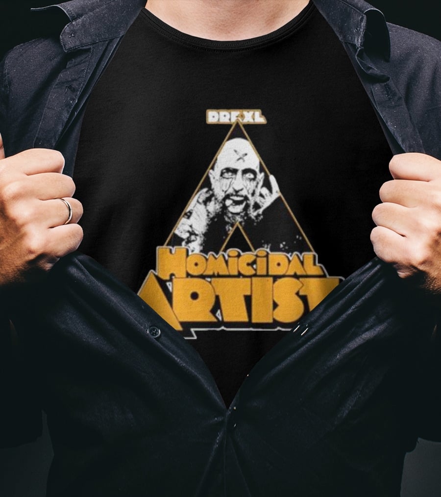 Drexl Homicidal Artist Retro Horror T-Shirt