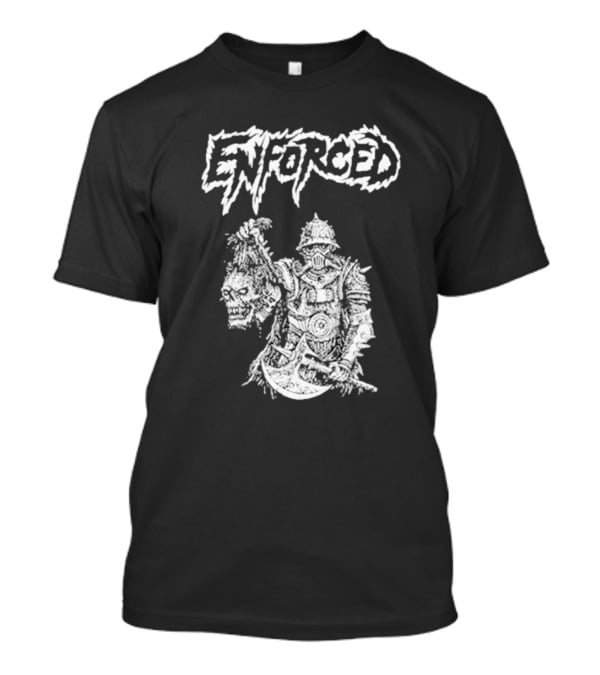 Enforced Warrior Holding Severed Head With Axe T-Shirt