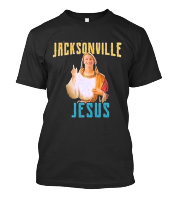 Jacksonville Jesus Iconic Concept With Humor And Nostalgia T-Shirt