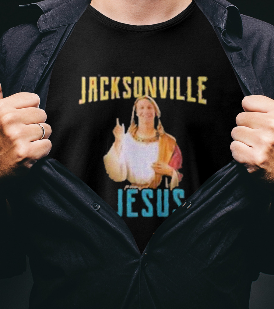 Jacksonville Jesus Iconic Concept With Humor And Nostalgia T-Shirt