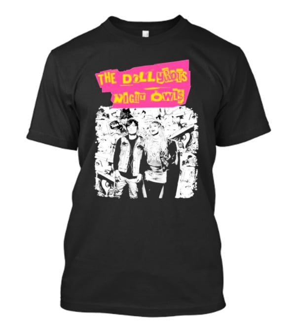 The Dollyrots Night Owls Retro Album Collage T-Shirt