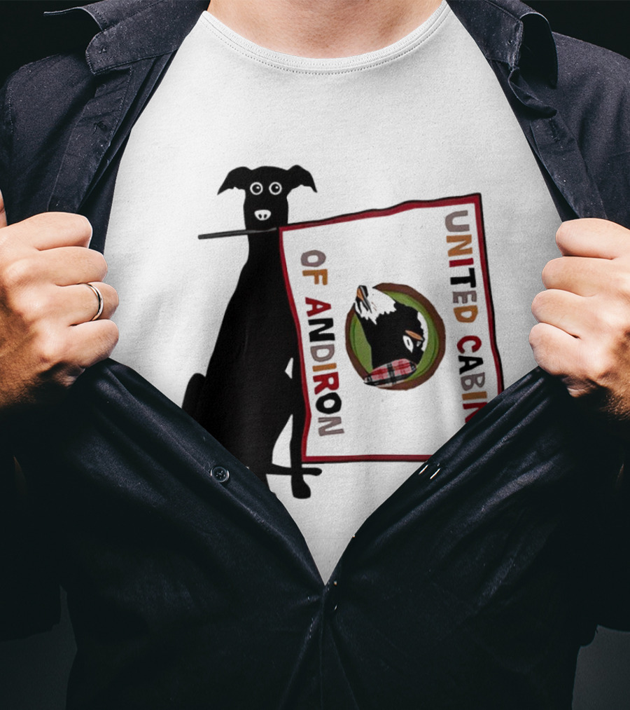 United Cabins Of Andiron Dog Flag T-Shirt