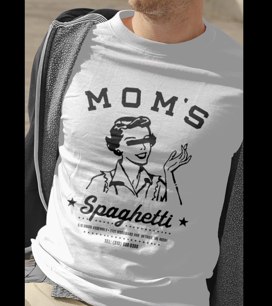 Eminem Mom's Spaghetti C/O Union Assembly Detroit 2131 Woodward Ave 48201 T-Shirt