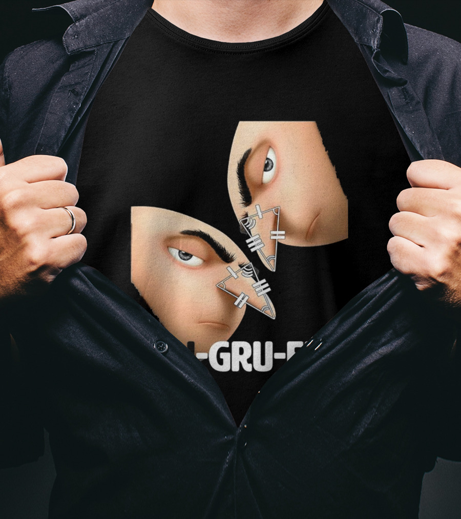 Felonious Gru CON-GRU-ENT Reflection Geometric Parallels T-Shirt