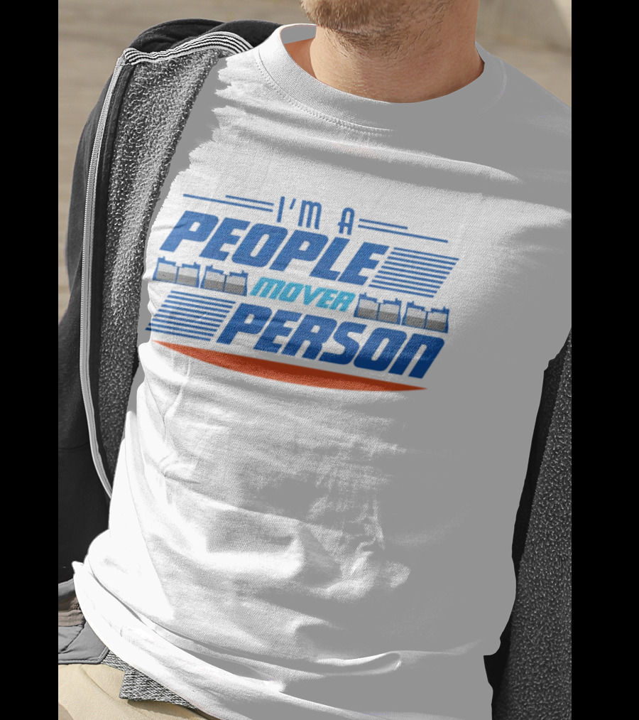 I'm A People Mover Person Retro Transit Inspired T-Shirt