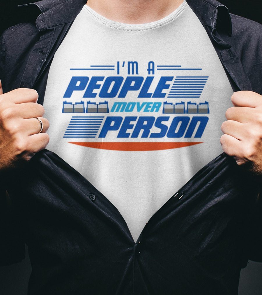 I'm A People Mover Person Retro Transit Inspired T-Shirt