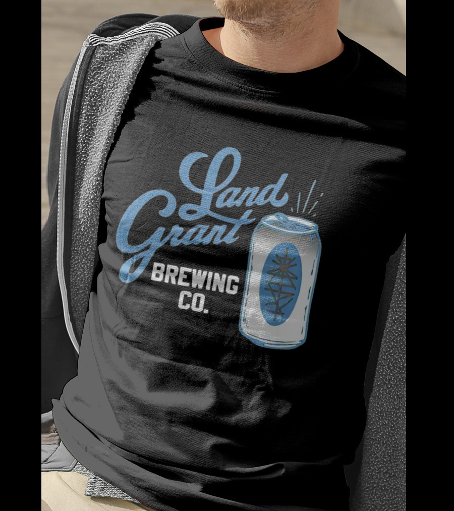Land Grant Brewing Co Vintage Can T-Shirt