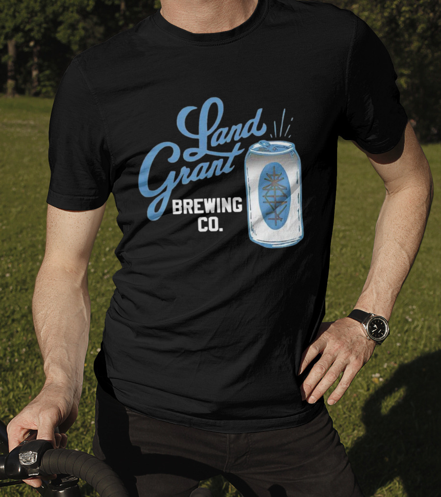 Land Grant Brewing Co Vintage Can T-Shirt