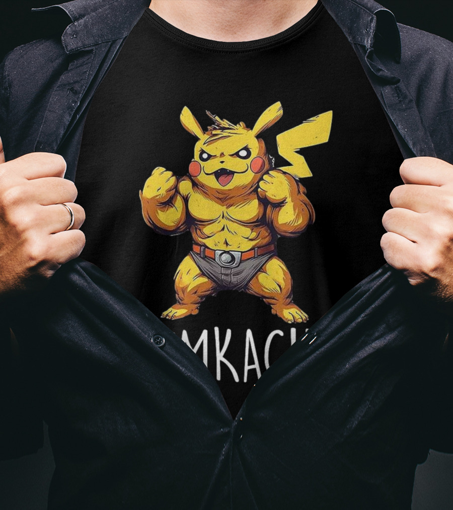 Gymkachu Buff Pikachu T-Shirt