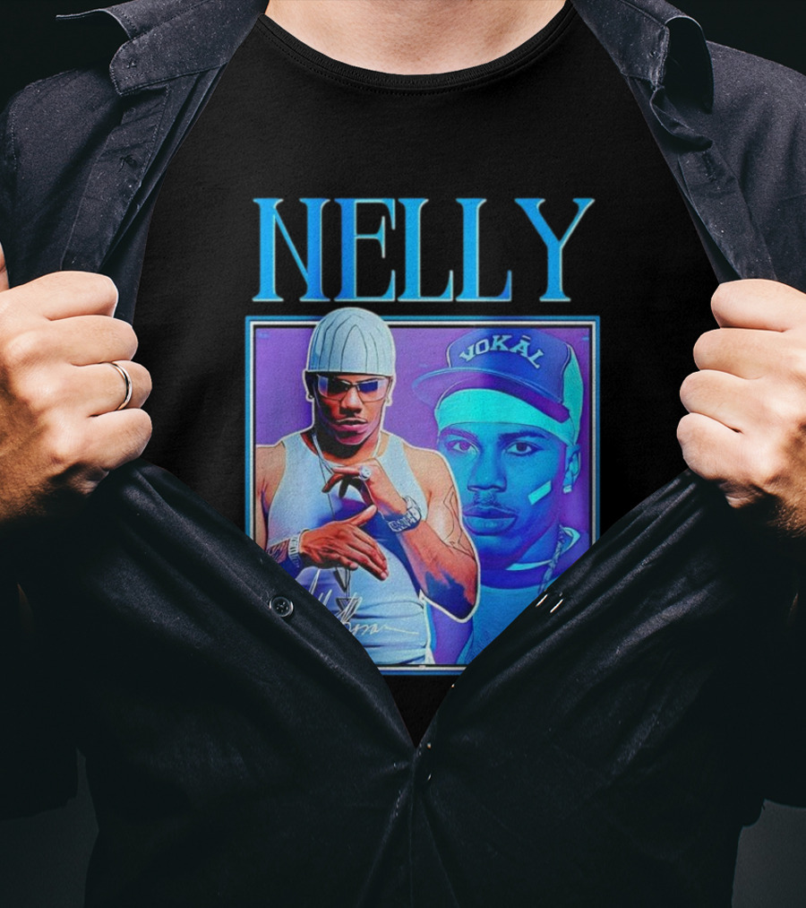 Nelly Vokal Hat And Iconic Signature T-Shirt