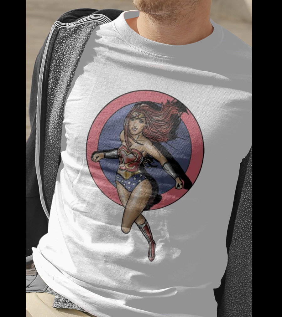 Sassy Stephie Wonder Woman Superhero Sassy T-Shirt