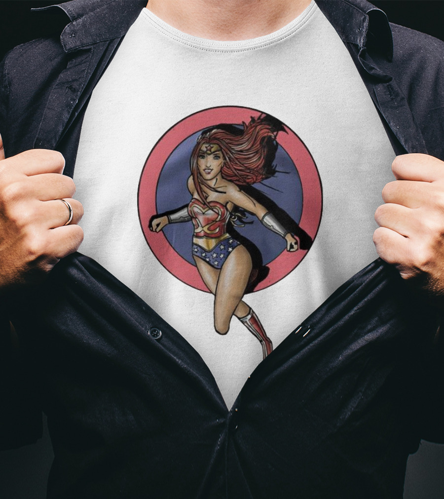 Sassy Stephie Wonder Woman Superhero Sassy T-Shirt