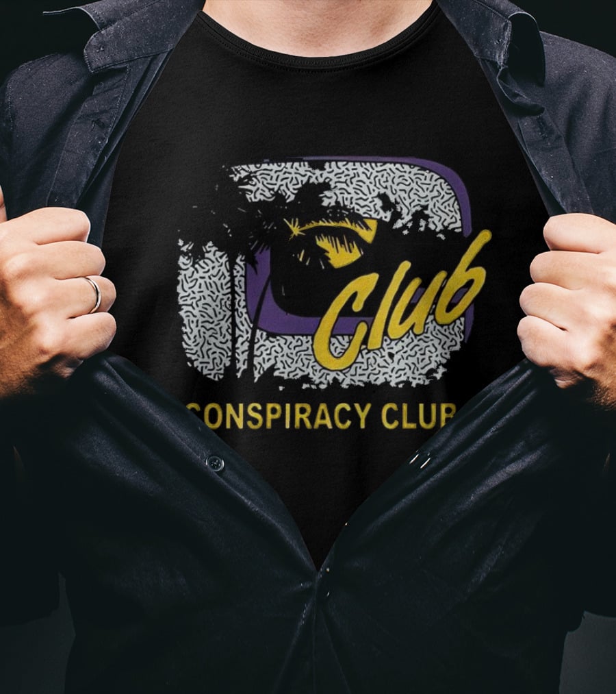 Shane Dawson Conspiracy Club Retro Palm Tree T-Shirt