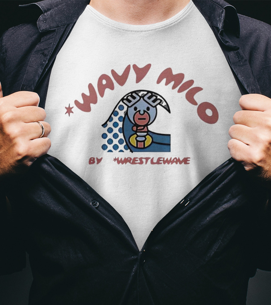 Wavy Milo By Wrestlewave Retro Cartoon T-Shirt