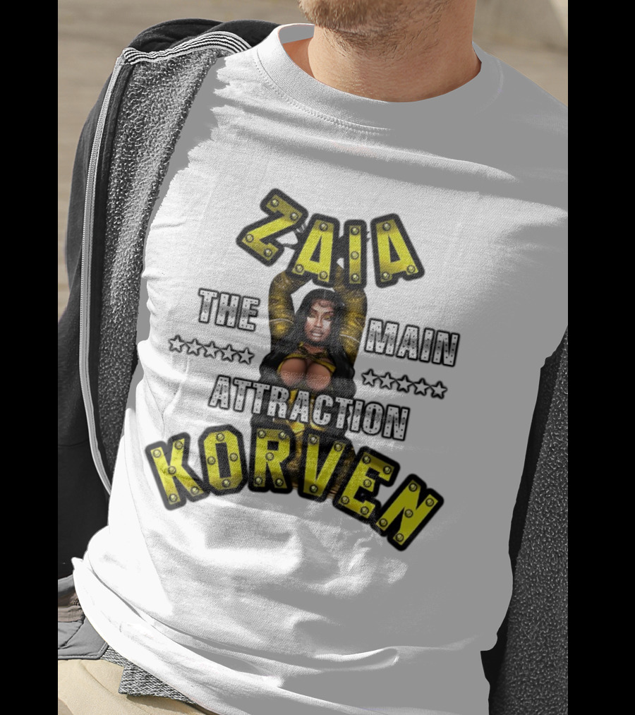 Zaia Korven The Main Attraction Stars T-Shirt
