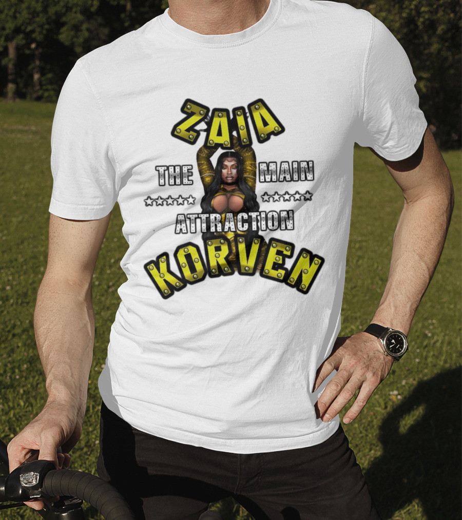 Zaia Korven The Main Attraction Stars T-Shirt