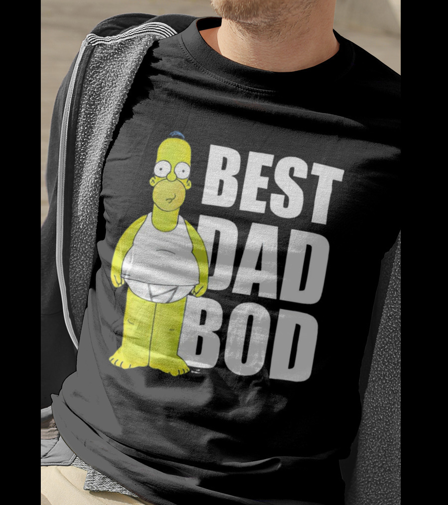 Homer Simpson Best Dad Bod The Simpsons T-Shirt