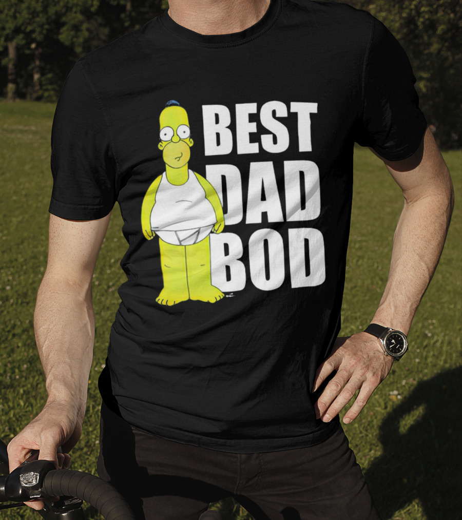 Homer Simpson Best Dad Bod The Simpsons T-Shirt