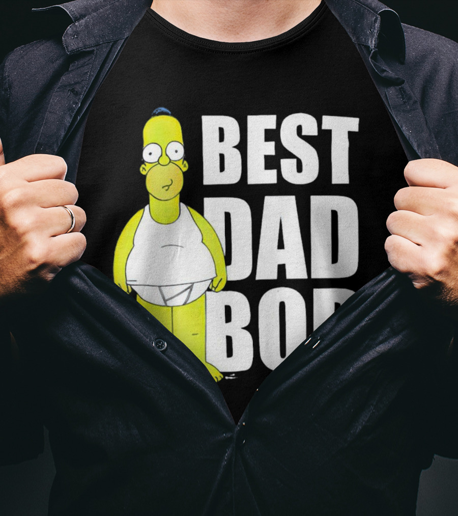 Homer Simpson Best Dad Bod The Simpsons T-Shirt