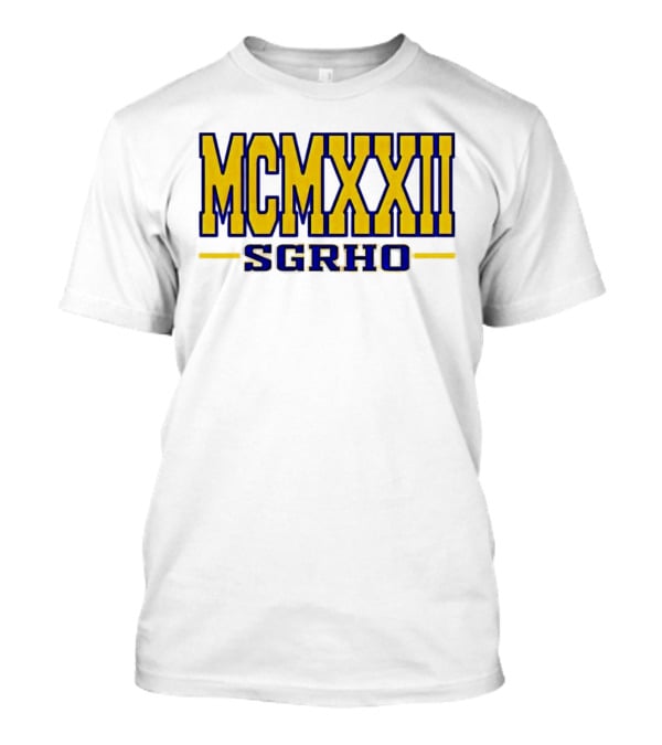 MCMXXII SGRHO Sigma Gamma Rho Sorority Founding Year T-Shirt